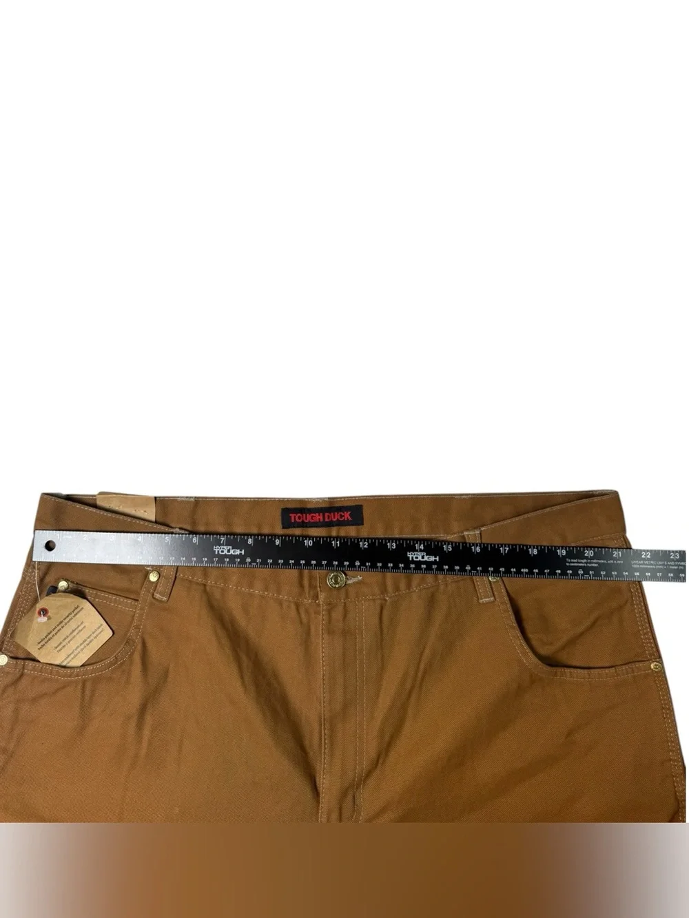 Tough Duck Men’s 42x30 Brown Cotton Work Utility Pants NWT